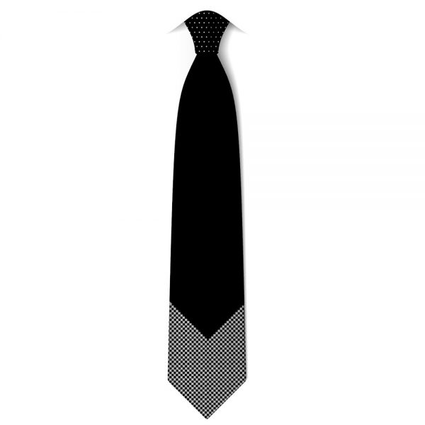 Pure Silk Black Tie